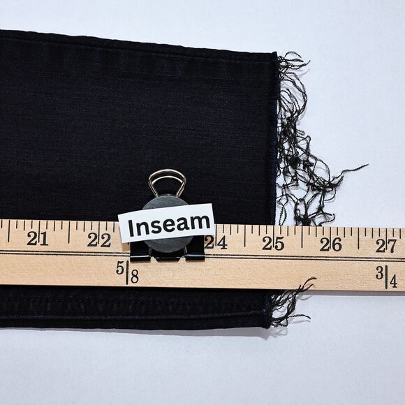 Rag & Bone Jeans Women’s Capri Cropped Skinny Size 26 Raw/Frayed Waist + Hem - Picture 11 of 12